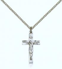 Gold Filled Crucifix Pendant & Gold Chain