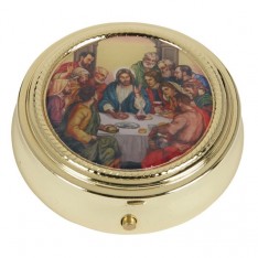 Last Supper Pyx with Epoxy Lid