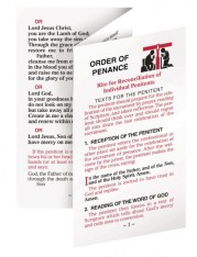 Order of Penance Tri-fold for the Penitents