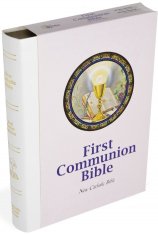 NCB First Communion Bible - White