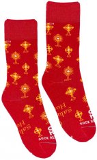 Monstrance Kids Socks - Red