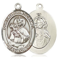 Our Lady of Mount Carmel Oval Patron Series Medal