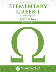 Elementary Greek I Teacher Key Second Edition