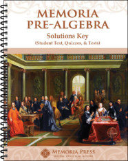 Memoria Pre-Algebra Solutions Key