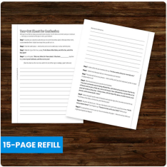 Refill-Confession Sheet Packet