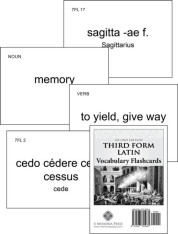 Third Form Latin Vocabulary Flashcards, Second Edition