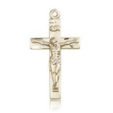 14 Karat Gold Crucifix Medal