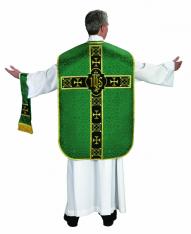 Latin Mass Roman Chasuble - Green