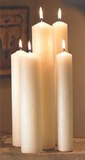 2 x 16" Large Diameter All-Purpose End Altar Brand® Candle (6/box)