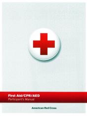 First Aid Participant’s Manual