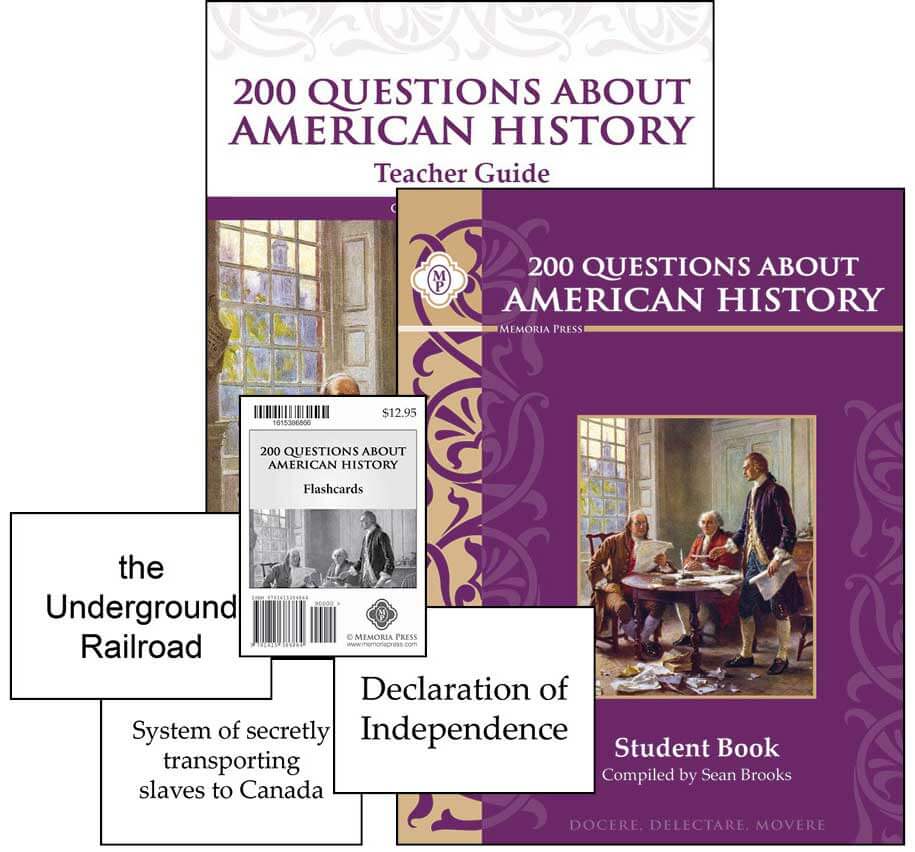 200 Questions About American History Grades 5-8