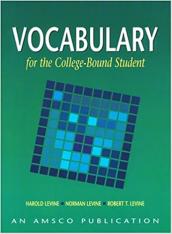 Vocabulary for the College Bound Student (4th edition) Wkbk