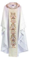 Silk Hand embroidered Chasuble