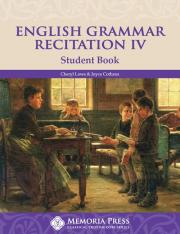 English Grammar Recitation IV Student Book