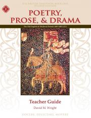 Poetry Prose & Drama Book One Teacher Guide Second Edition