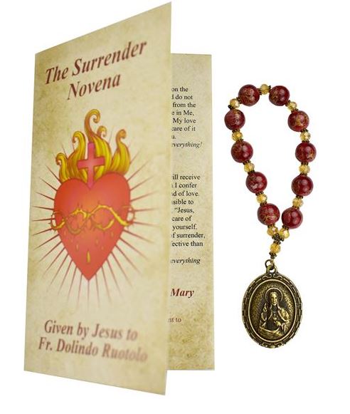 Surrender Novena Chaplet With Booklet by Father Don Dolindo Ruotolo (CH134)