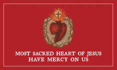 Sacred Heart Flag