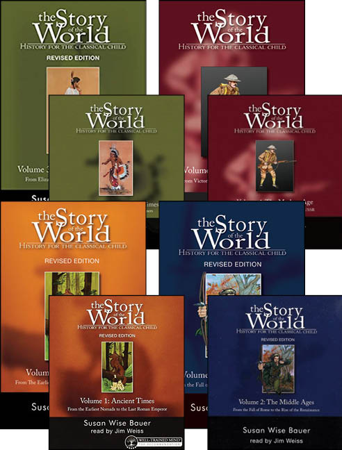 The Story of the World (Volumes 1 - 4) Grades 1-8