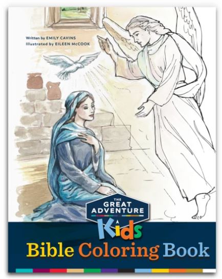 kids bible stories and coloring pages