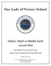 Lesson Plans – Elective Tolkien Literature