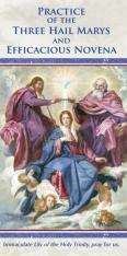 Practice of the Three Hail Marys and Efficacious Novena Pamphlet