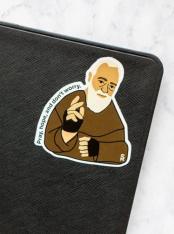 St. Padre Pio Sticker 10-pack