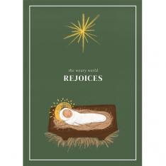 Catholic Christmas Card – The Weary World Rejoices (set of 10)
