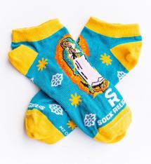 Our Lady of Guadalupe No Show Socks