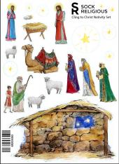 Nativity Static Cling to Christ Set
