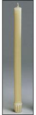 100% Beeswax Altar Candle 7/8" x 12" (24/pk)