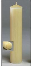 100% Beeswax Candle - 2 x 9" (12/box)