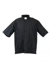 mds #4900 Omega Cotton Panama Clergy SS Tab Shirt