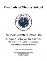 Lesson Plans – Grade 10 American Literature