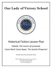 Lesson Plans – Grade 09 Literature Historical Fiction