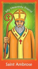 Prayer Card - Saint Ambrose (pack of 10)