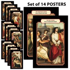 Stations of the Cross Heavy duty Posters (Set of 14 Posters)