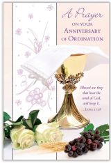 A Prayer on Your Anniversary of Ordination Card