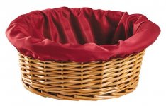 Round Receiving Wicker Basket Without Handle