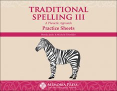 Traditional Spelling III Practice Sheets