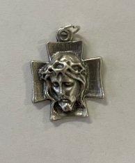 Face of Jesus (cross-shaped) medal