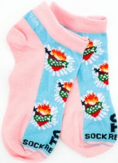 Immaculate Heart No Show Socks - Large/XL