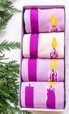 Advent Wreath Socks