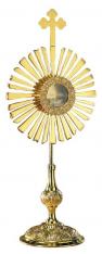 Large Cross Monstrance with Luna (30" tall)