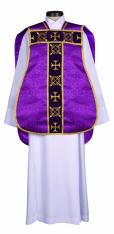 Latin Mass Roman Chasuble - Purple