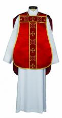 Latin Mass Roman Chasuble - Red