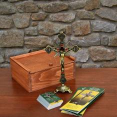 Traveling Vocation Crucifix Kit with Wooden Box