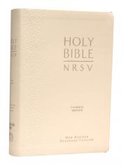 NRSV Catholic Presentation Bible (White Imitation Leather)