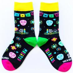 Kids Day of the Dead Socks