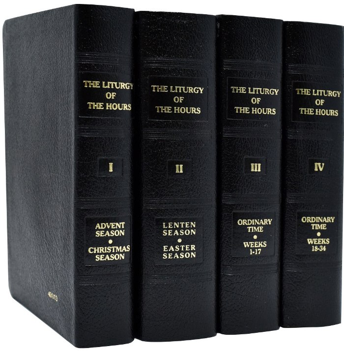 Liturgy of the Hours (4 Volume Set) (Leather) (409/13) by